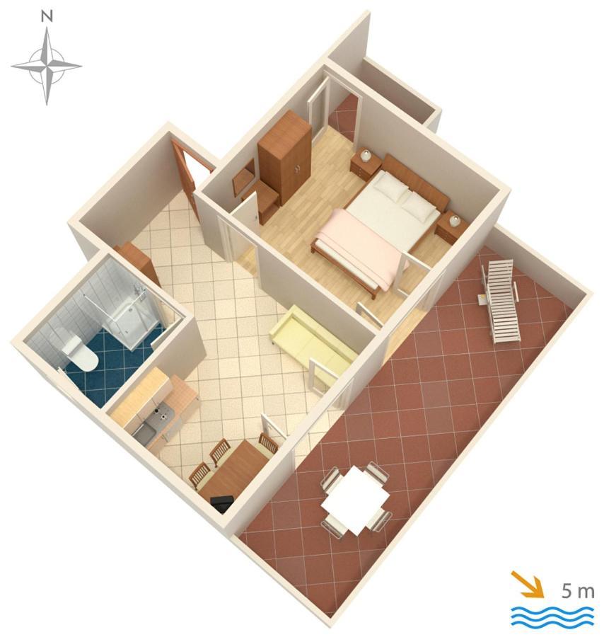 Apartments By The Sea Mandre, Pag - 4093 Колан Екстериор снимка